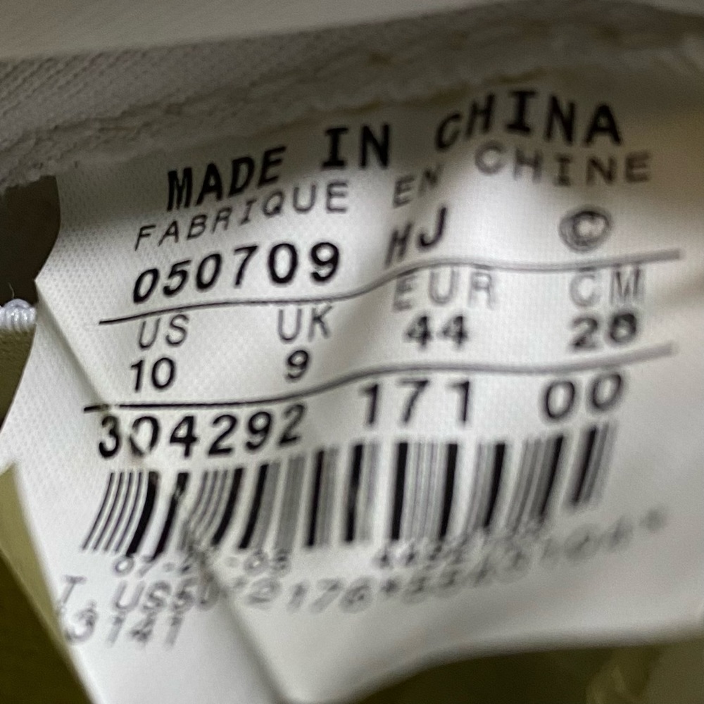 VTG NIKE Dunk Low Pro SB White/Yellow DE LA SOUL 2005 DJ Rectangle pre-owned 10 - Picture 10 of 10